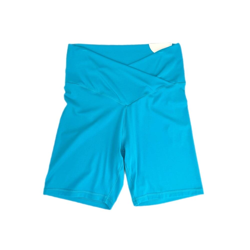 Aerie NEW Crossover High Rise Athletic Workout Athleisure Bike Bright Shorts